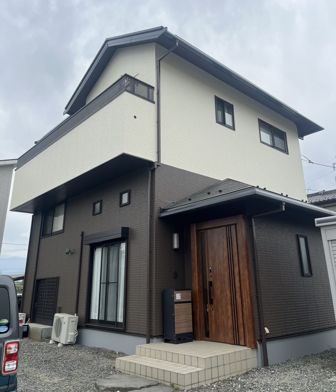 山梨県 甲府市　Ｍ様邸🏠外壁塗装・屋根塗装